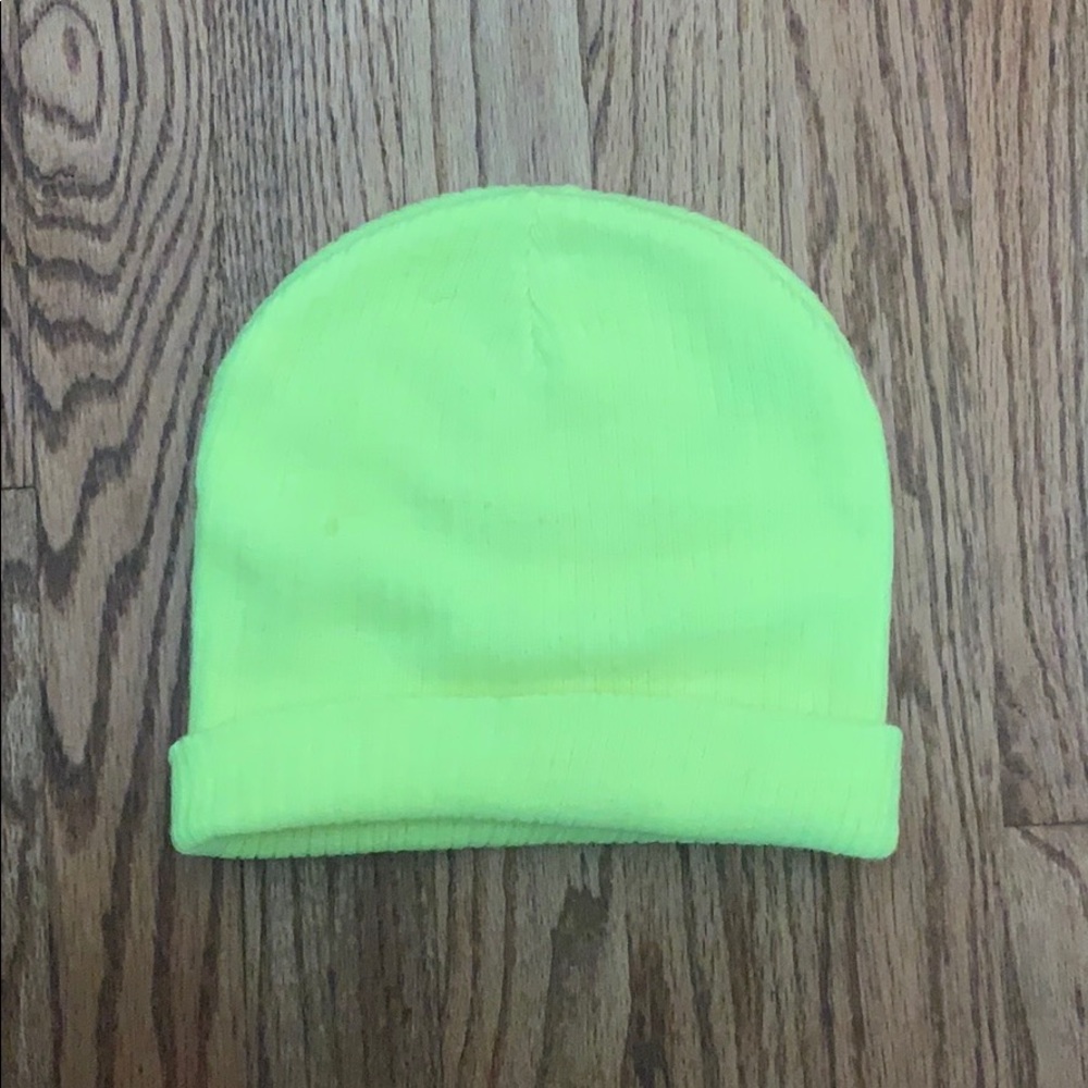 Neon Green/yellowish beanie